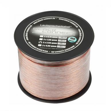 Акустический кабель Goldkabel BLACK CONNECT® SC-2.5 2х2,5 кв.мм