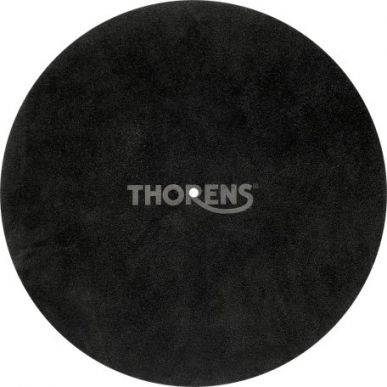 Мат Thorens leather turntable mat - black Mat
