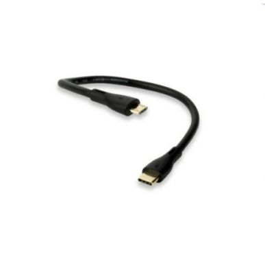 Кабель Micro USB QED (QE8201) Connect USB C (M) - Micro B (M) 0.15m