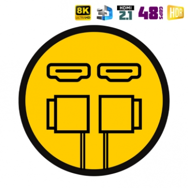 Кабель HDMI Dr.HD 1.5 м / Сверхтонкий / Тип C