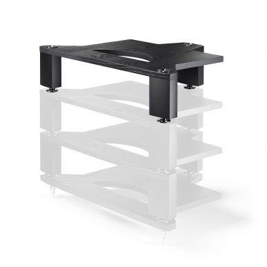 Hi-Fi стойка NAIM Stand FraimLite Twin Level, Black Ash, Black, 115mm, Standard