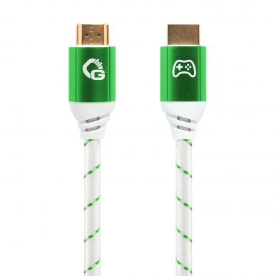 Кабель HDMI Oehlbach EXCELLENCE Gaming UHD 2.1b cable 5,0m Green/White