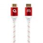 Кабель HDMI Oehlbach EXCELLENCE Gaming UHD 2.1b cable 5,0m Red/White