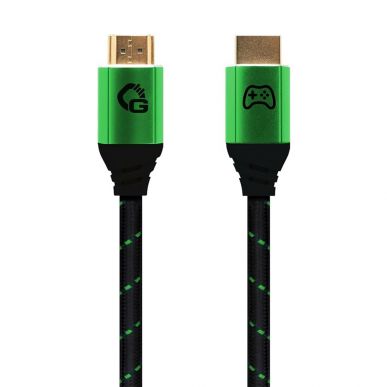 Кабель HDMI Oehlbach EXCELLENCE Gaming UHD 2.1b cable 5,0m Green/Black