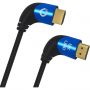 Кабель HDMI Oehlbach PERFORMANCE SHAPE MAGIC UHD 90 black, UHS HDMI cable 1,0m