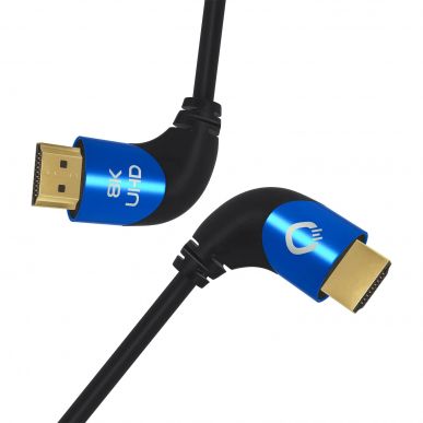 Кабель HDMI Oehlbach PERFORMANCE SHAPE MAGIC UHD 90 black, UHS HDMI cable 1,0m