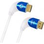 Кабель HDMI Oehlbach PERFORMANCE SHAPE MAGIC UHD 90 white, UHS HDMI cable 1,0m