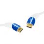 Кабель HDMI Oehlbach PERFORMANCE SHAPE MAGIC UHD 40 white, UHS HDMI cable 1,0m