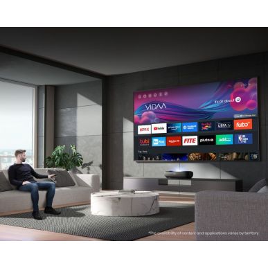 Лазерный УКФ проектор Hisense PL2SE с экраном Kauber Frame CLR 110"