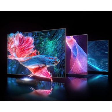 Лазерный УКФ проектор Hisense PL2SE с экраном Kauber Frame CLR 118"