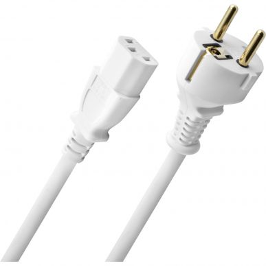 Силовой аудио кабель Oehlbach PERFORMANCE Powercord C13 5,0m, white, D1C17045