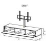 Стойка для ТВ Sonorous ELEMENT EX160 #6