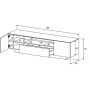 Тумба для ТВ Sonorous LB 1830 AML