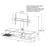 Стойка для ТВ Sonorous MD 8140 C INX MOL