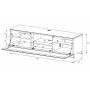 Тумба для ТВ Sonorous ST 160I WHT WHT BW