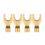 Разъем акустический AudioQuest P10M/G Spade Gold (40)