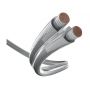 Акустический кабель Inakustik Premium LS Silver, 2 x 4 mm2, Spade 20 m Set, 0040214S01
