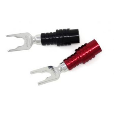 Разъем акустический Chord Company Ohmic Spade Plug Black