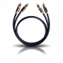 Oehlbach XXL Black Connection RCA 2x0.5m