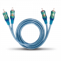 Межблочный кабель RCA Oehlbach Master Connect Ice blue RCA 2.00m