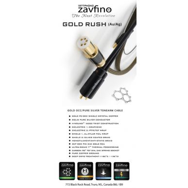 Фонокабель Zavfino DIN-XLR Gold Rush MK2 ST 1.5m