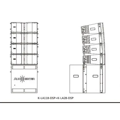 Профессиональный сабвуфер Audiocenter K-LA118