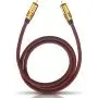 Сабвуферный кабель Oehlbach PERFORMANCE NF Sub-cable cinch/cinch, 3.0m mono red, D1C20533