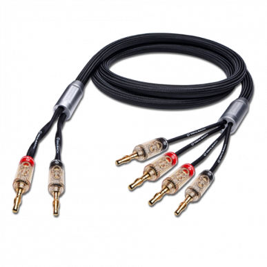Готовый акустический кабель Oehlbach STATE OF THE ART XXL Fusion Two Cable Set, 2x2,0m, bi-amping w.banana, D1C14323
