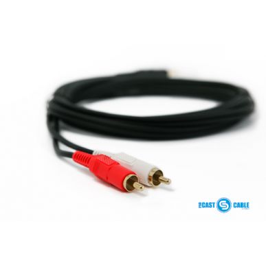 Кабель межблочный аудио PROCAST Cable S-MJ/2RCA.2