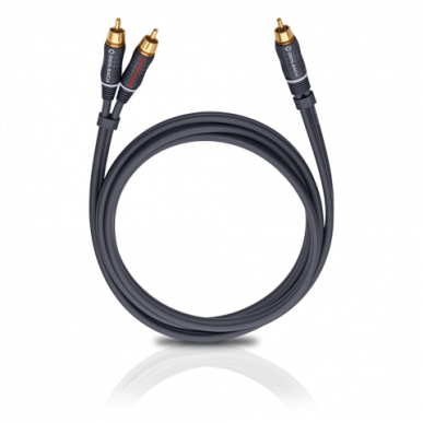 Сабвуферный кабель Oehlbach PERFORMANCE BOOOM! Y-Adapter cable, 12,5m anthracite, D1C23711