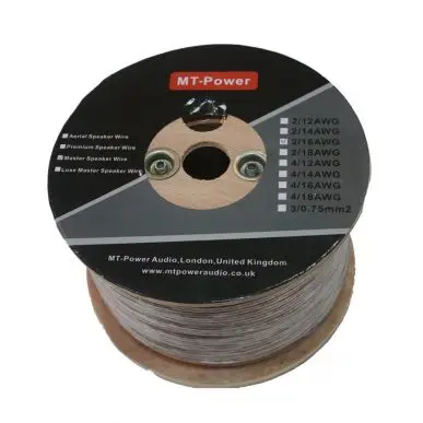 Акустический кабель MT-Power Luxe Master Speaker Wire 2х1,5 кв.мм. transparent