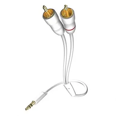 Межблочный аудио кабель Inakustik Star MP3 Audio Cable, 3.5 Phone <> 2RCA, 0.5 m, 003100005