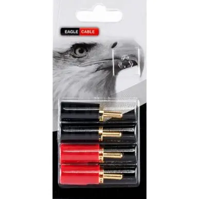 Разъем Акустический Eagle Cable Deluxe Banana Luxus 4-set