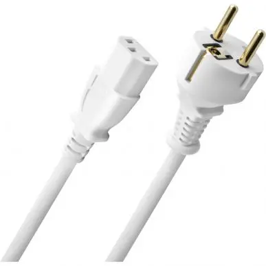 Силовой аудио кабель Oehlbach PERFORMANCE Powercord C13 5,0m, white, D1C17045