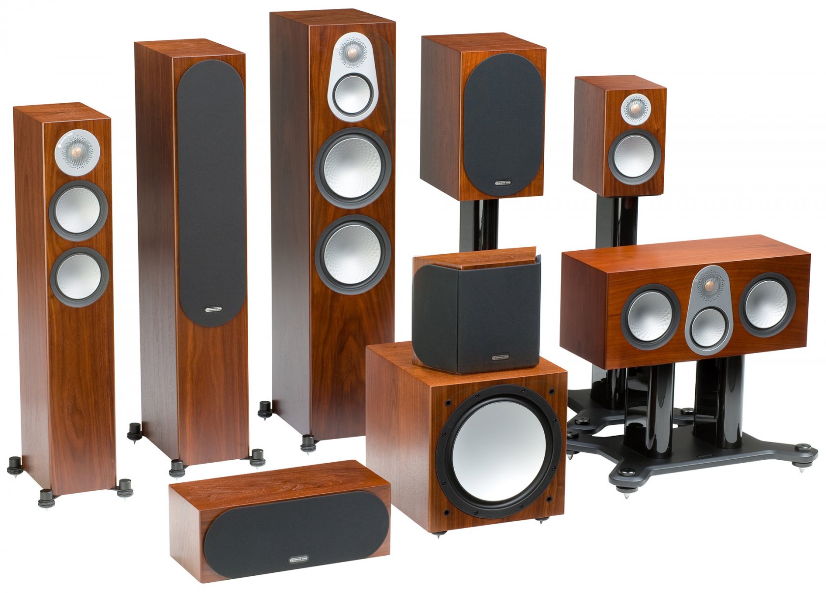 Полочные акустические системы Monitor Audio серии Silver 100 6G